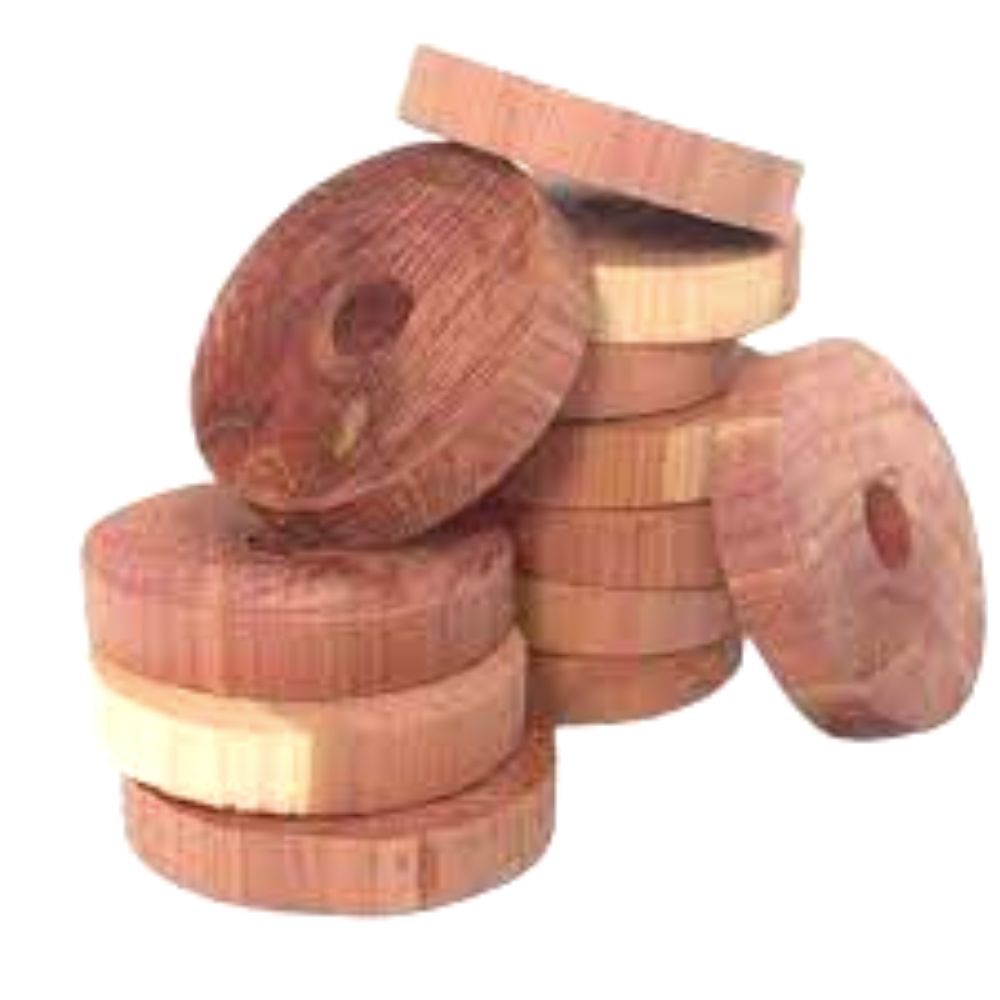 cedarwood rings for moth repellant