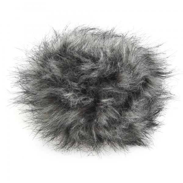 pack of 3 grey pom poms