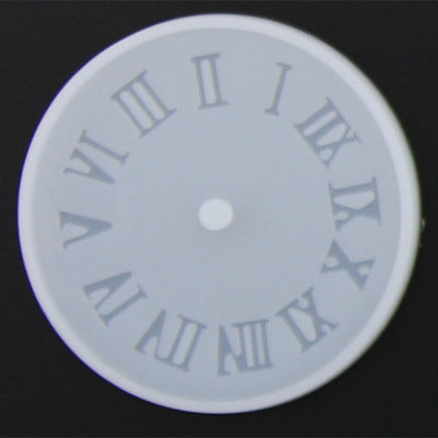 Clock Resin Silicone Mold Roman Numerals