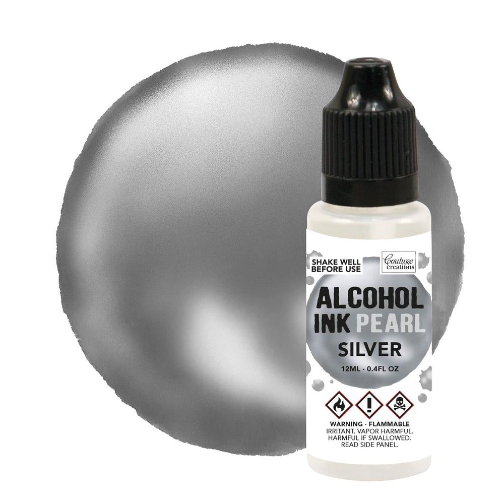 Couture Creations Alcohol Ink - Silver Pearl