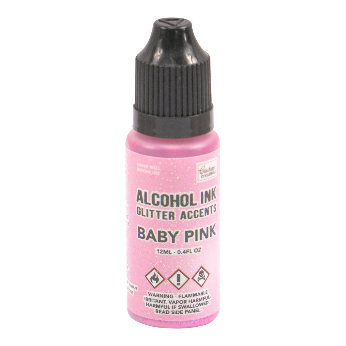 Couture Creations Glitter Accents Alcohol Ink - Baby Pink 12ml