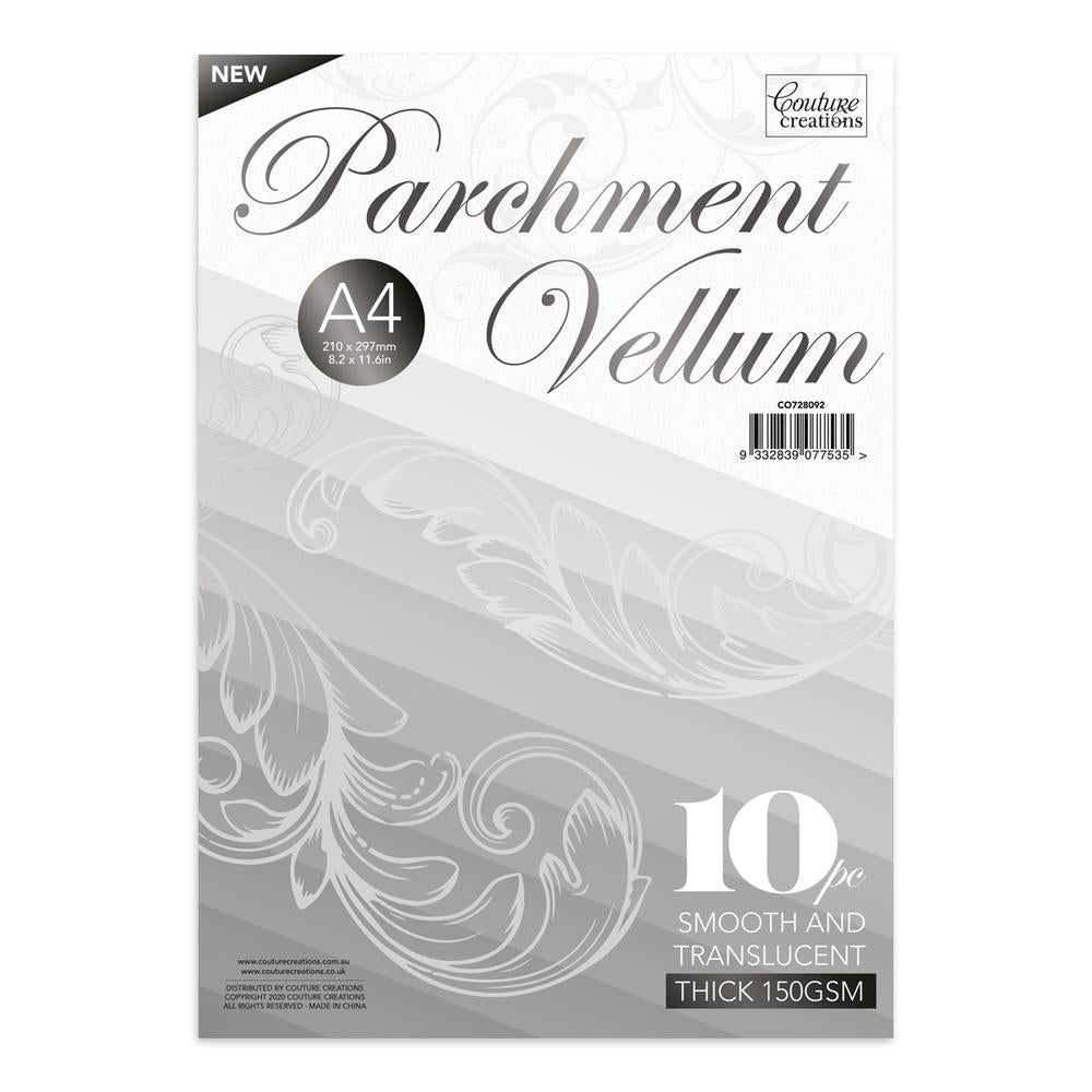 Couture Creations Parchment Vellum - A4