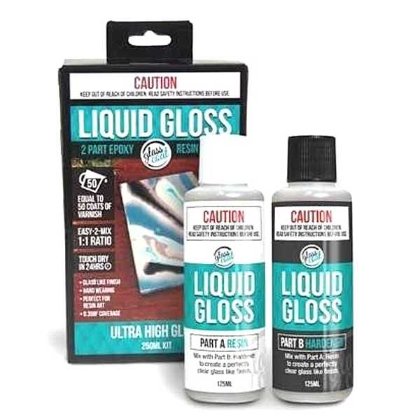 CraftSmart Liquid Gloss 2 Part Epoxy Resin System 240 ml