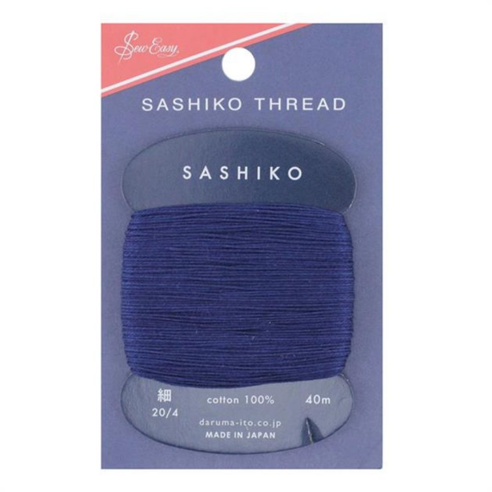 blue embroidery thread
