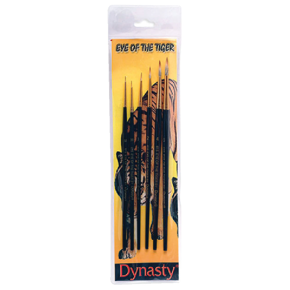 Dynasty Eye Of The Tiger Round Brush Set