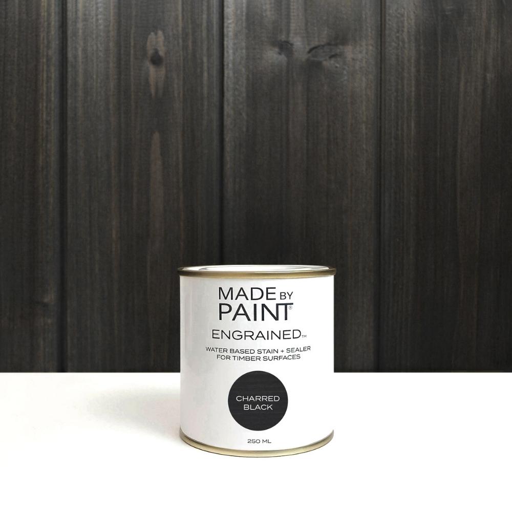 engrained timber stain and sealer - black