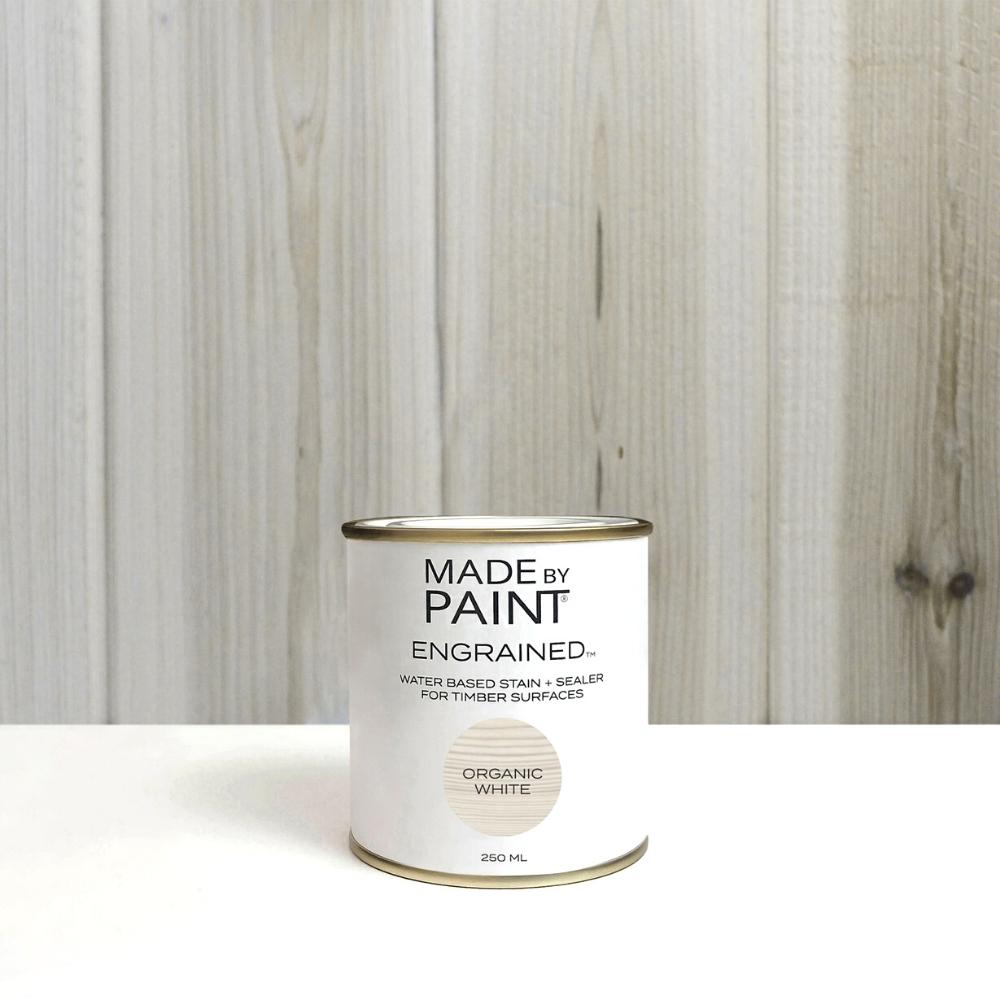 timber wood stain and sealer, organic white