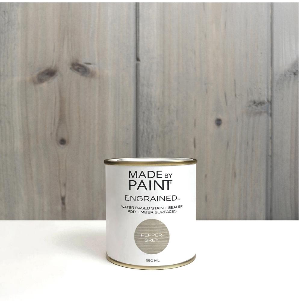 Wood stain &amp; Sealer, pepper grey