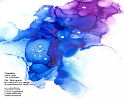 fluids alcohol ink purple 
