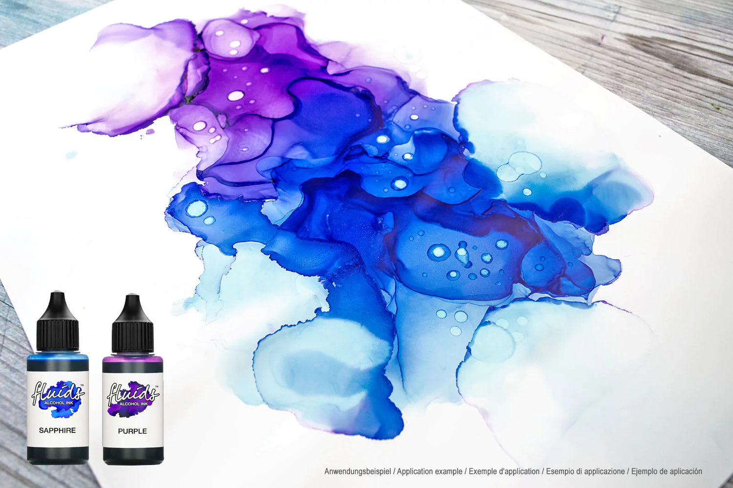 fluids alcohol ink sapphire 