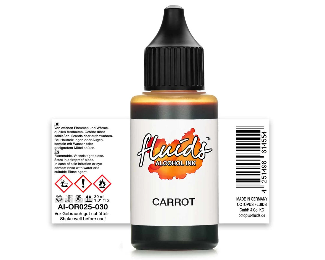 Fluids Alcohol Ink CARROT For Fluid Art and Resin