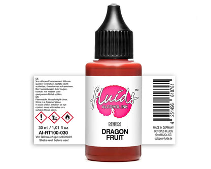 Fluids Alcohol Ink DRAGON FRUIT For Fluid Art and Resin