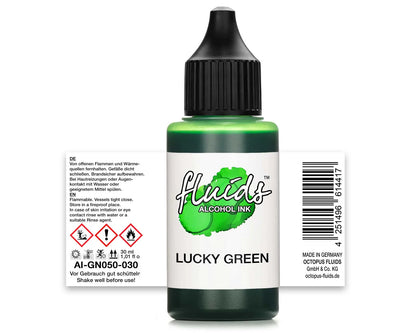Fluids Alcohol Ink LUCKY GREEN For Fluid Art and Resin