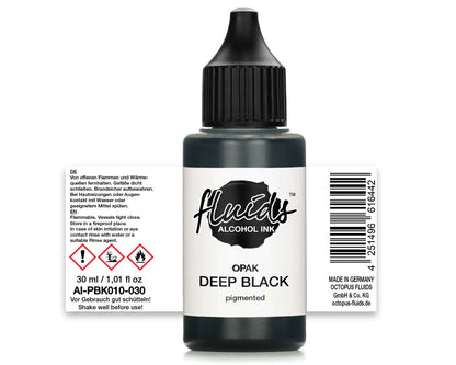 Fluids Alcohol Ink OPAQUE DEEP BLACK