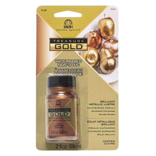 Folk Art Treasure Gold Paint - 2 Oz - Copper