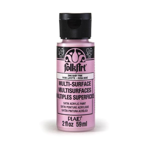 folk art satin acrylic paint baby pink