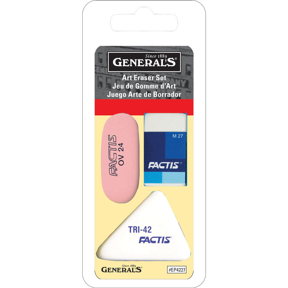 Generals Pencil Factis Artist Eraser Set