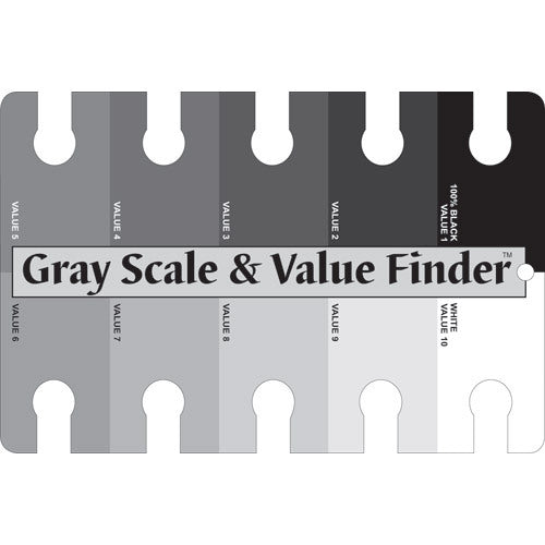 Grey Scale And Value Finder Colour Wheel