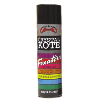 Helmar Crystal Kote Fixative Spray Varnish 400gm