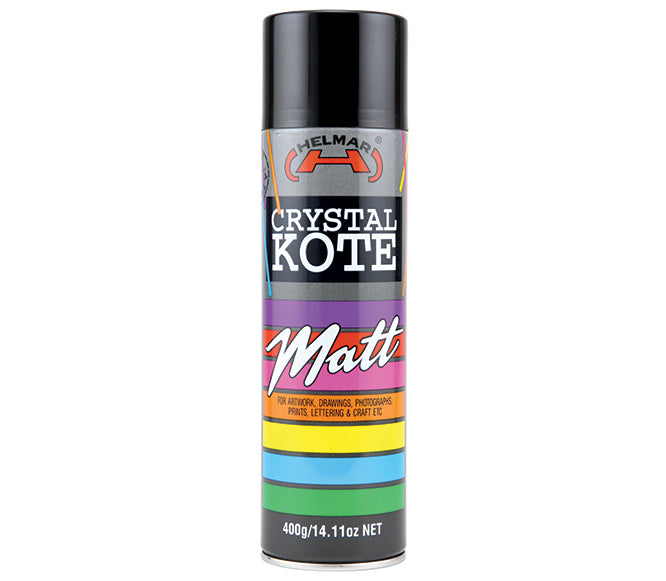 Helmar Crystal Kote Spray Can - Matt Finish