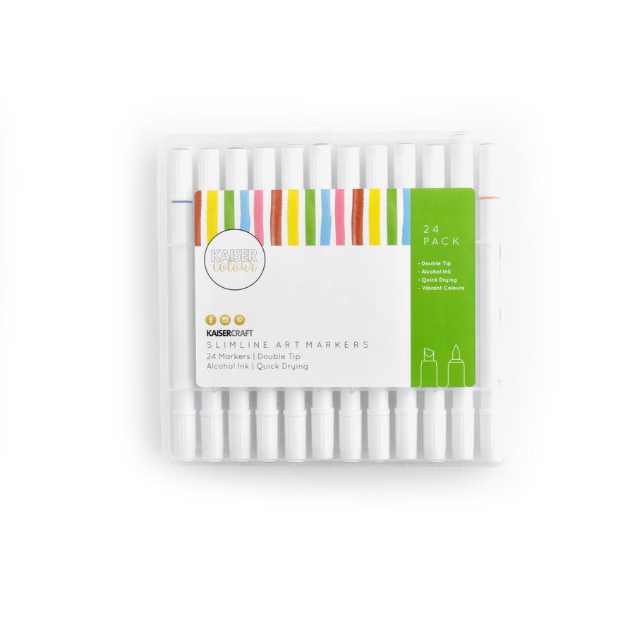 Kaisercolour Slimline Art Markers 24pk 