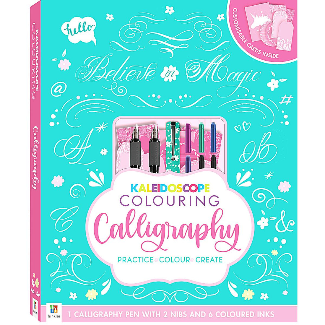 Kaleidoscope Colouring Calligraphy Kit