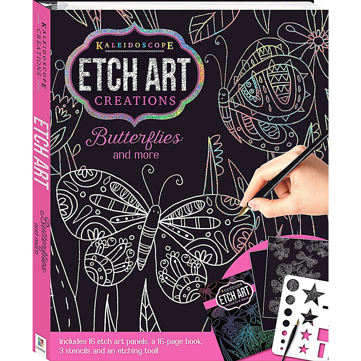 Kaleidoscope Etch Art Creations: Butterflies and More