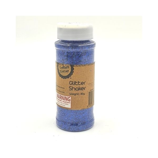 Krafters Korner 80gram Glitter Shakers - Dark Blue