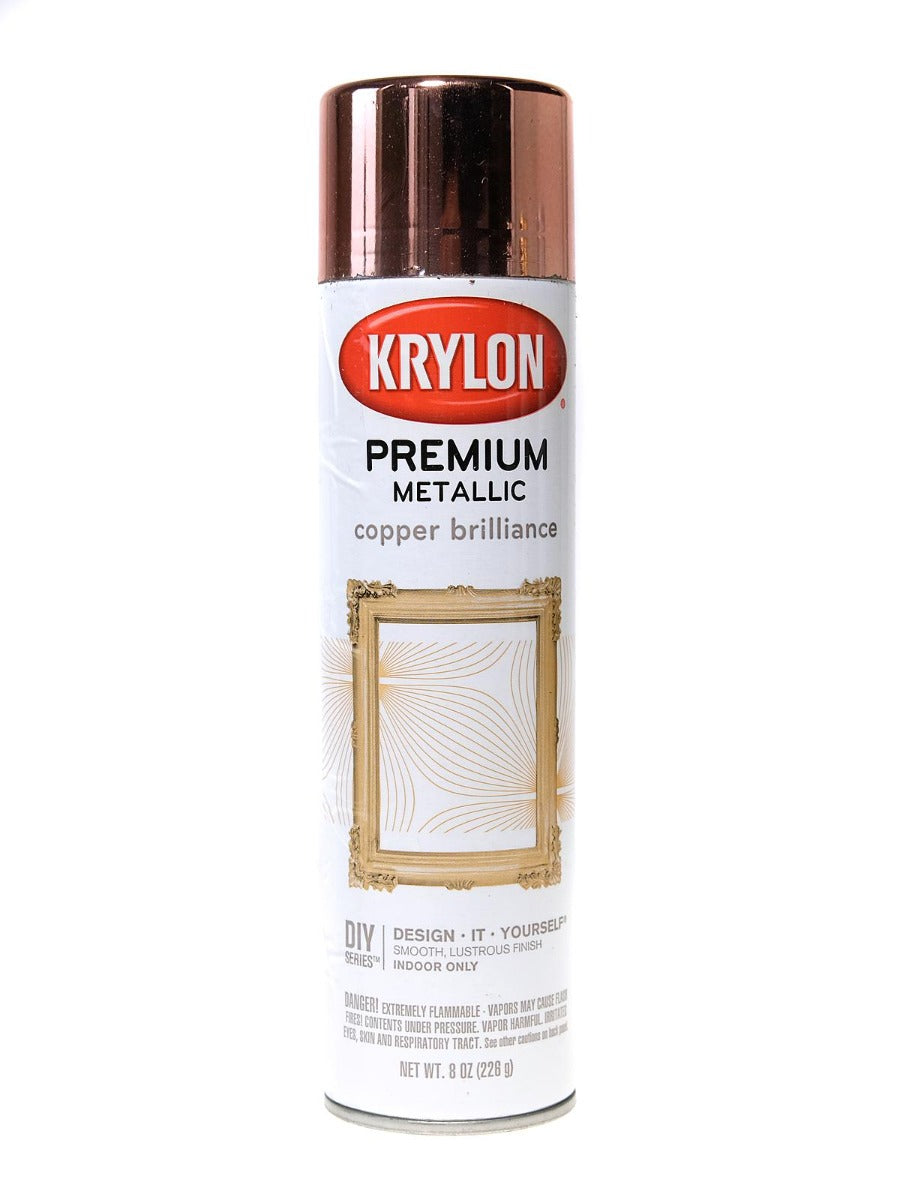 Krylon Premium Metallic Spray Paint - Copper 8oz