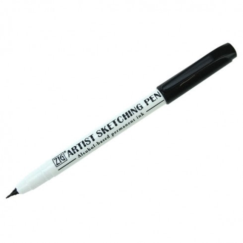 Kuretake ZIG Artist Sketching Pen BLACK 0.6mm