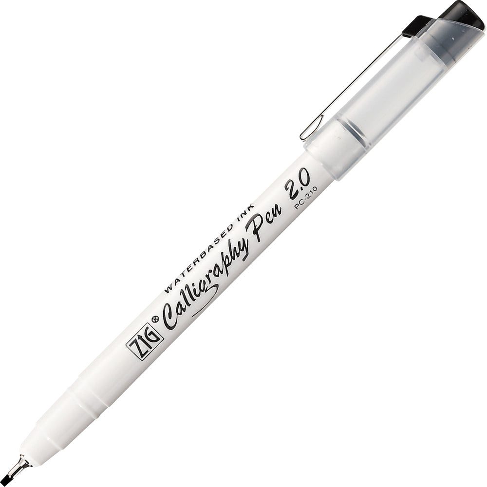 Kuretake ZIG CALLIGRAPHY PEN Square Tip BLACK 2mm