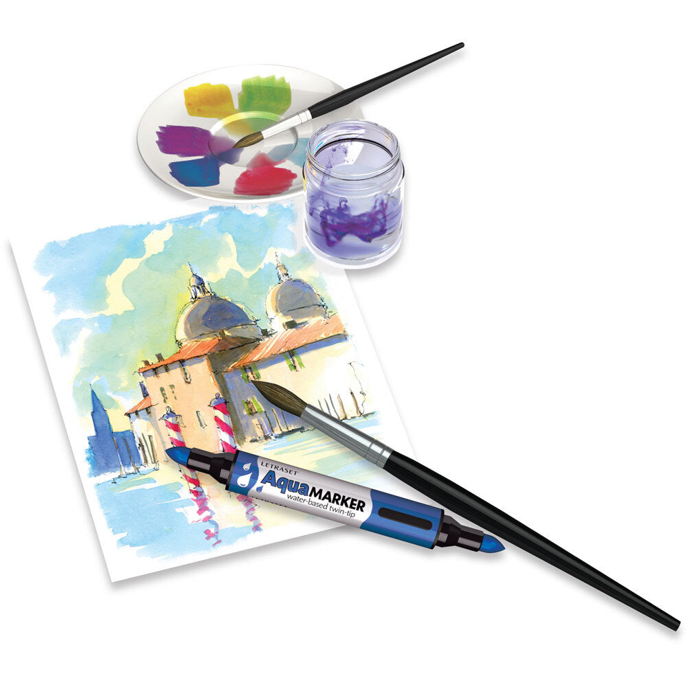 Letraset Aqua Markers Set of 6 - Landscape