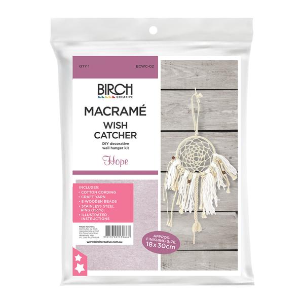 Macrame Wall Hanging Kit - Wish Catcher Hope