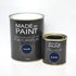 made by paint chalk paint blue ink