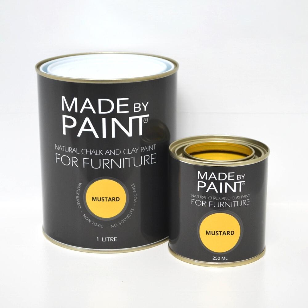 natural chalk paint mustard for furniture