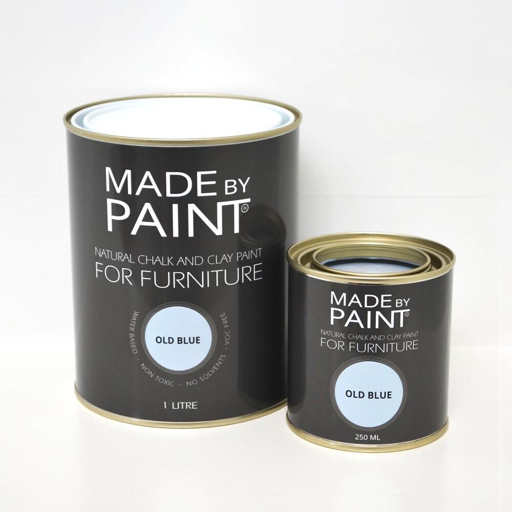 old blue chalk paint