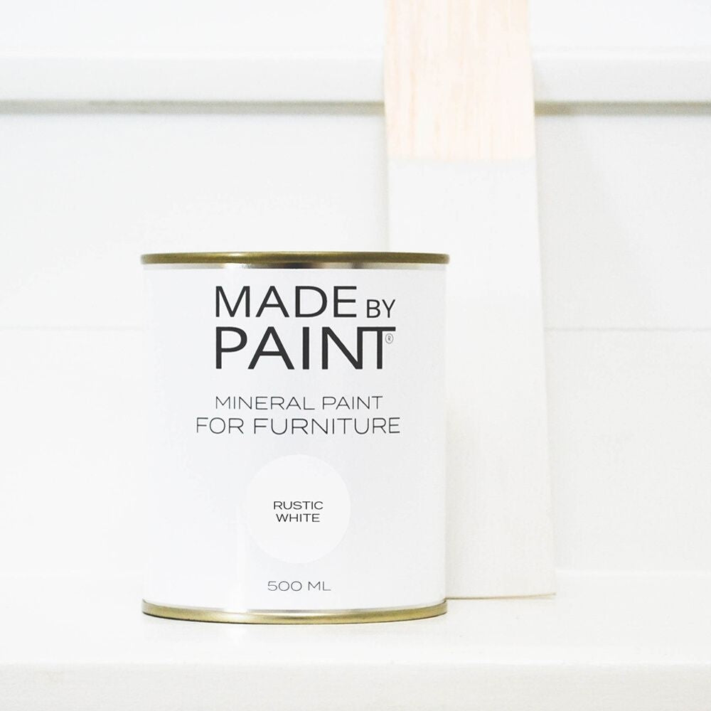 mineral paint rustic white