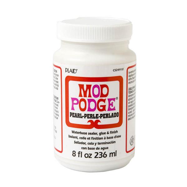 mod podge pearl top coat