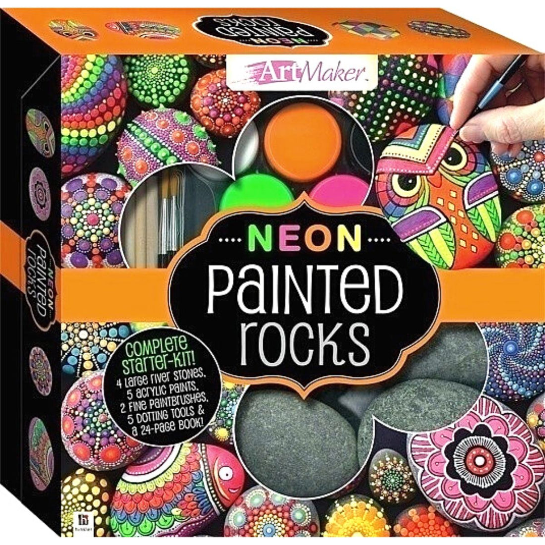neon rock painting kit