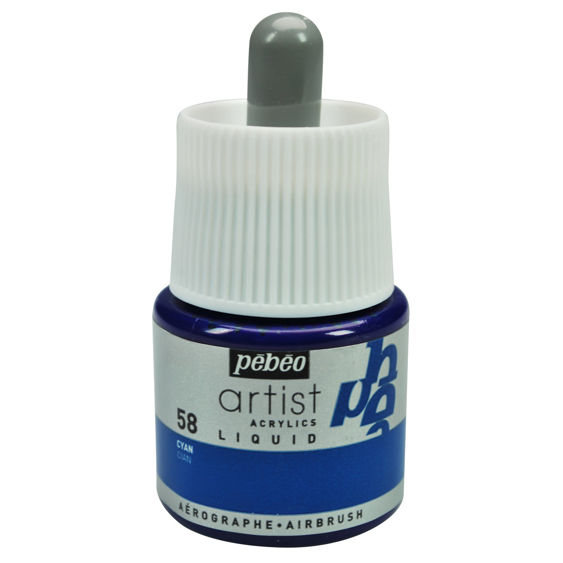 Pebeo Artist Acrylics Liquid Ink 45ml - Cyan