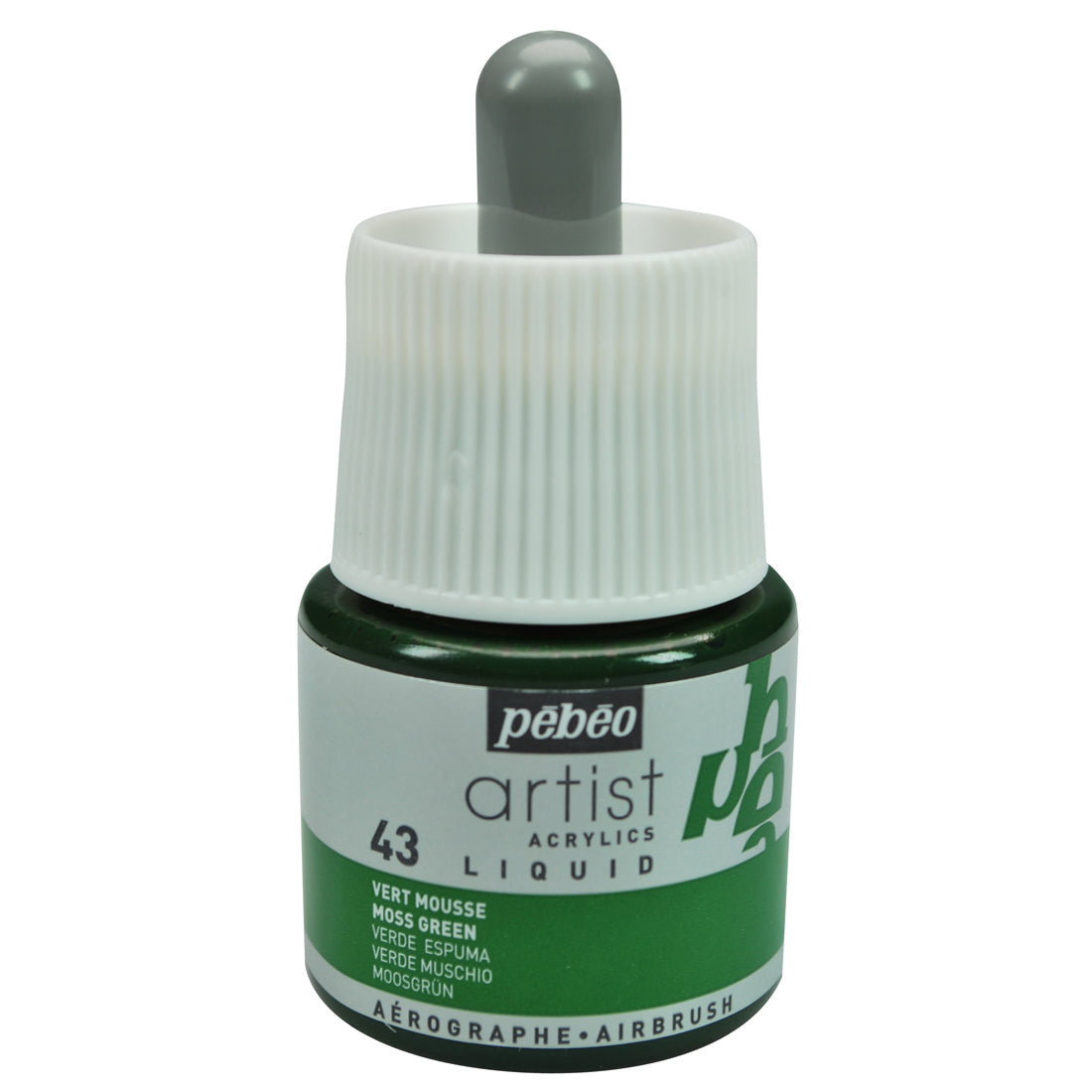 Pebeo Artist Acrylics Liquid Ink 45ml - Moss Green