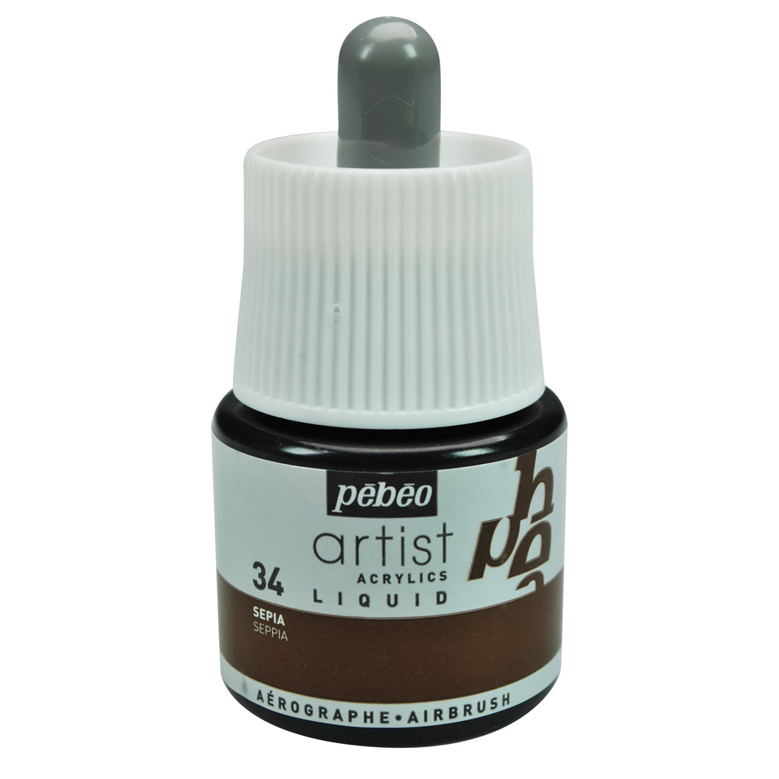 Pebeo Artist Acrylics Liquid Ink 45ml - Sepia