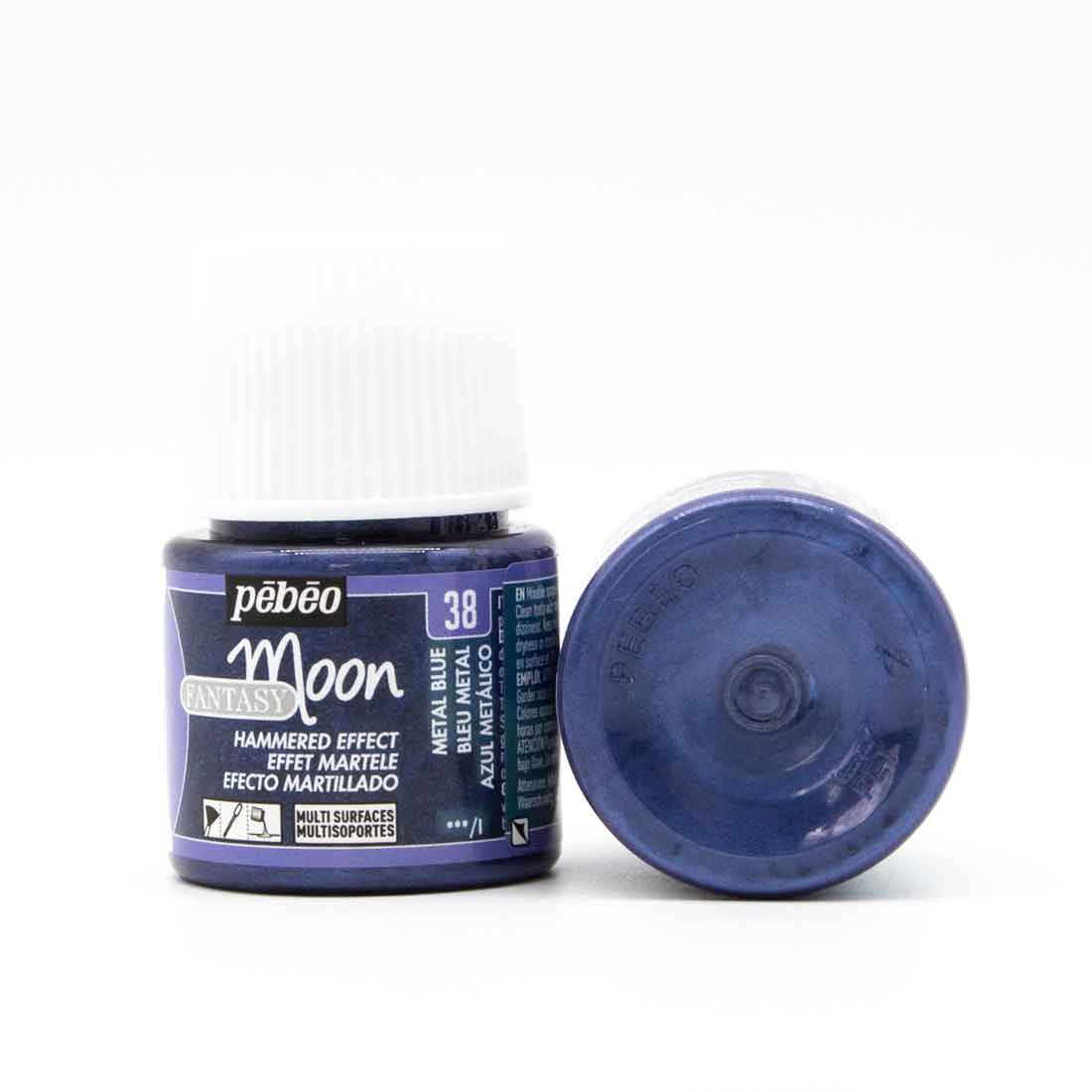metal blue glass paint