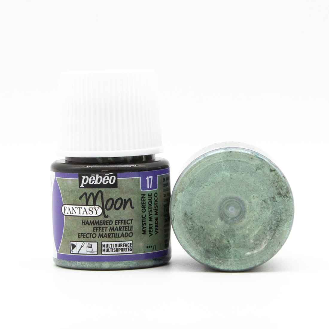 Mystic Green glass and ceramic paint 