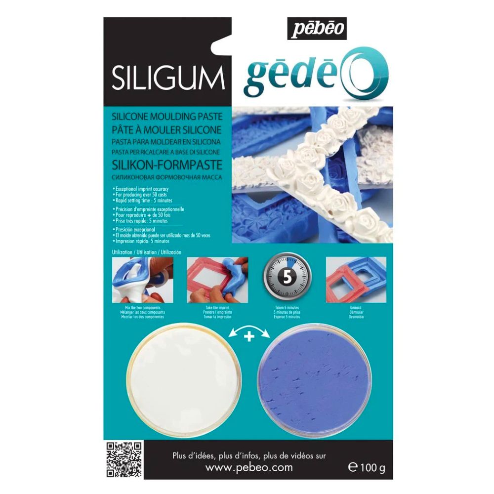 pebeo gedeo modelling paste siligum 100gm 