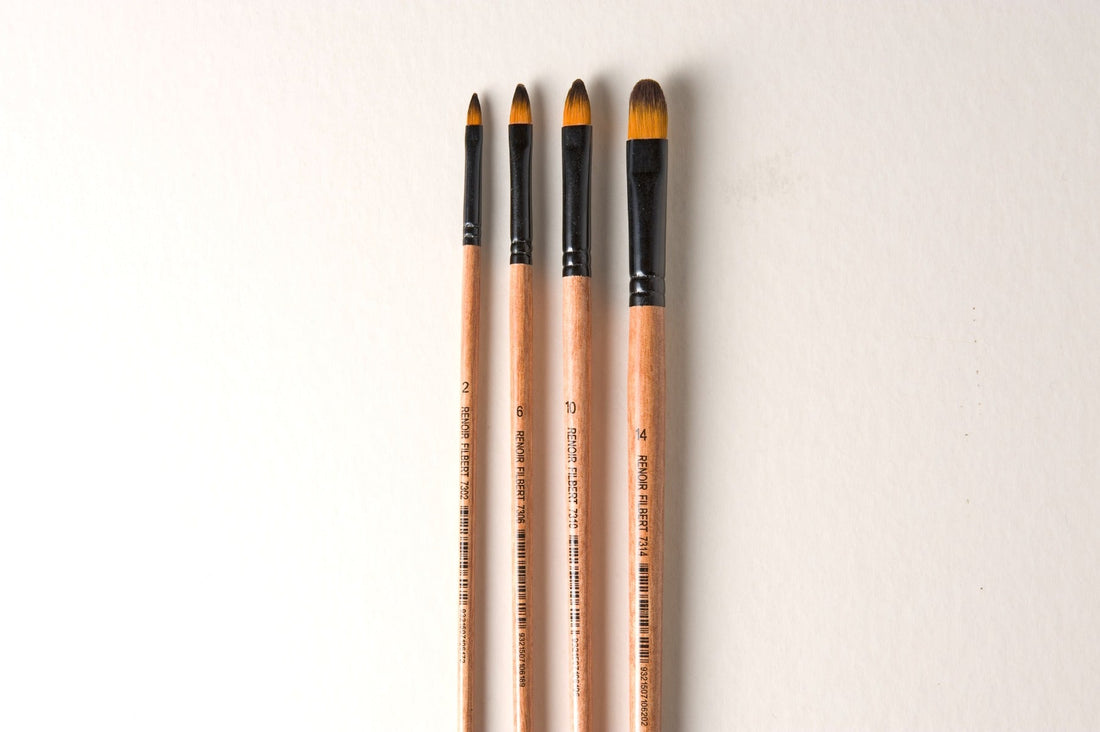 Renoir Synthetic Filbert Paint Brush