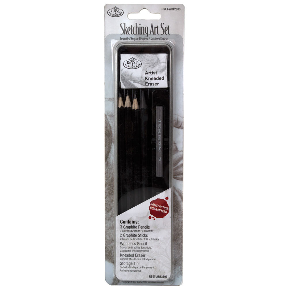 Mini sketching art tin set