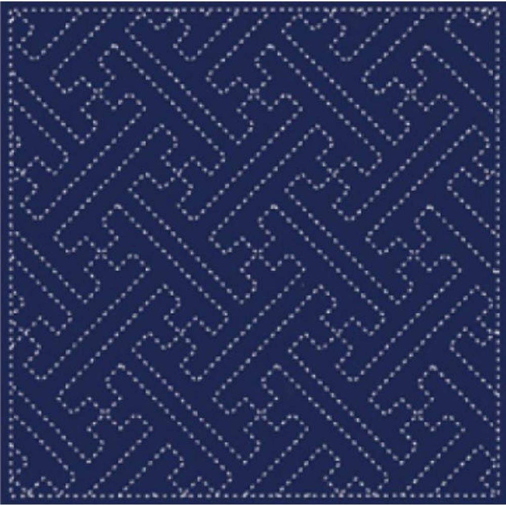 sashiko blue embroidery cloth