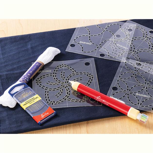 sashiko starter kit by sew easy