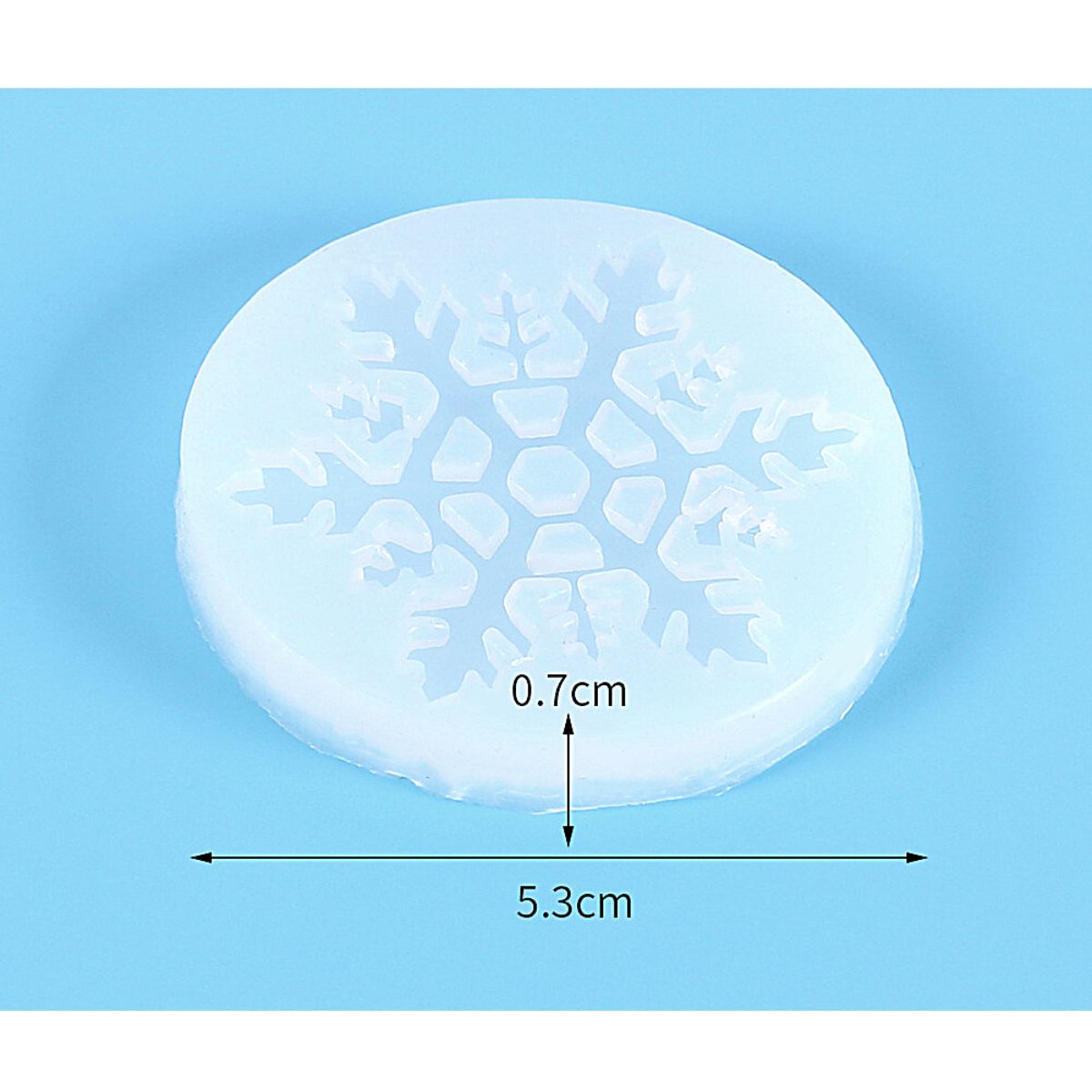 Snowflake Resin Silicone Mold